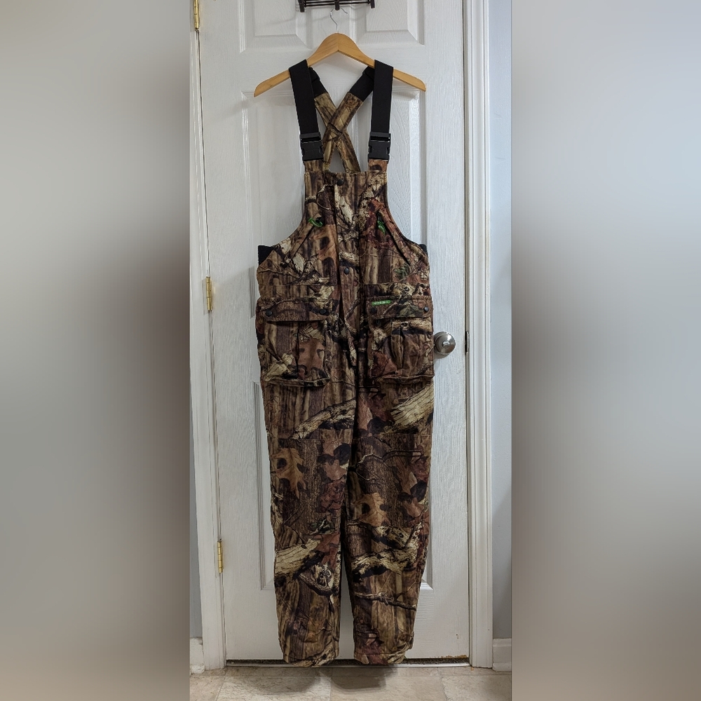 Remington Mens RN#52469 Lined Camo Hunting Suspender Overalls Bibs SZ M